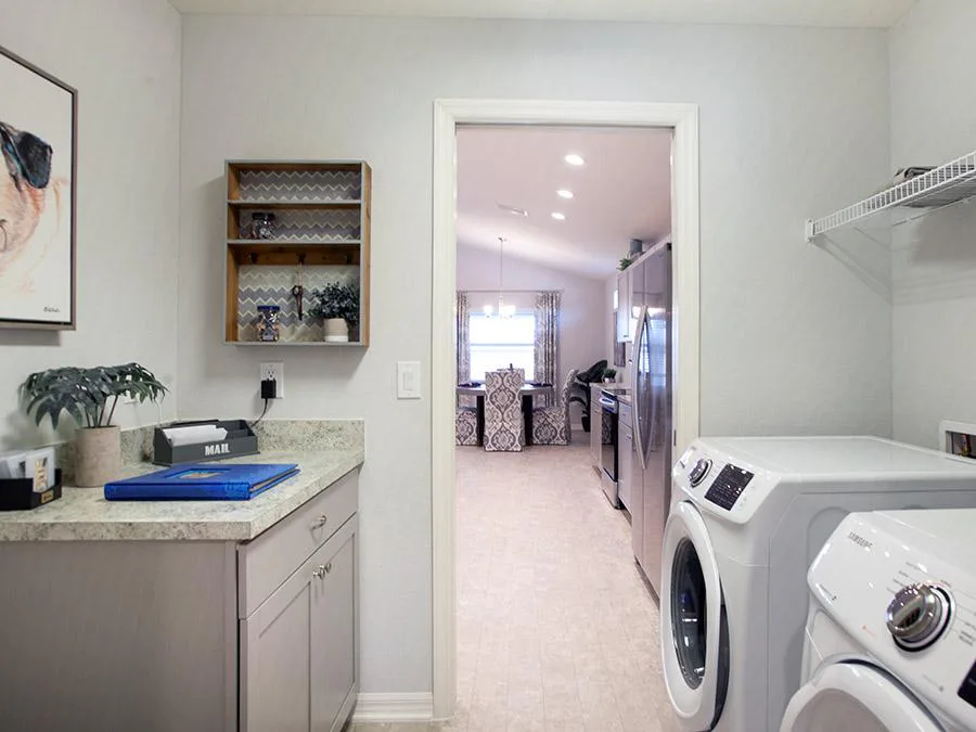 Serendipity laundry room and drop zone